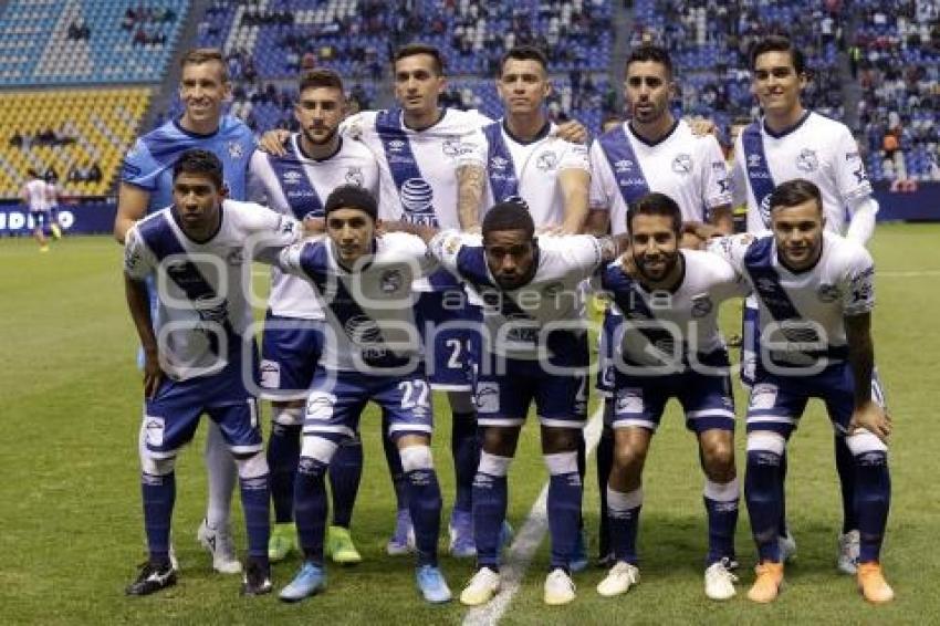 FÚTBOL . CLUB PUEBLA VS SAN LUIS