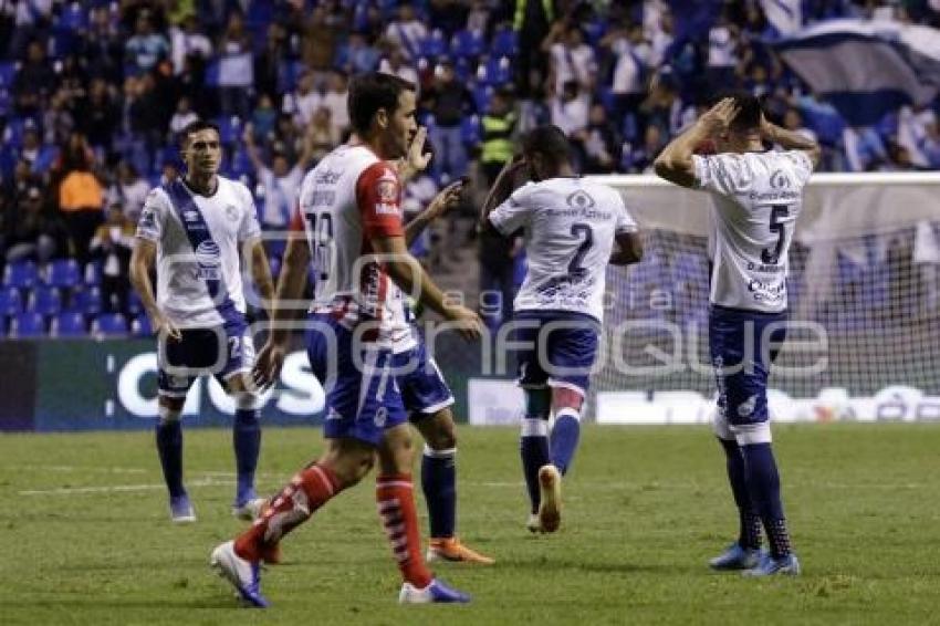 FÚTBOL . CLUB PUEBLA VS SAN LUIS