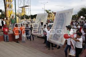 ACATLÁN . ANTORCHA GUADALUPANA