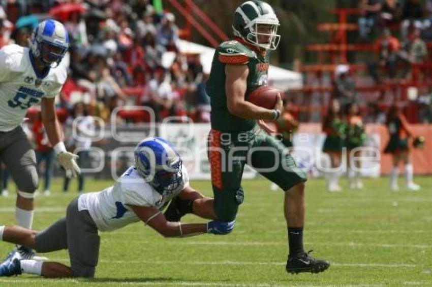 FUTBOL AMERICANO . AZTECAS VS BORREGOS