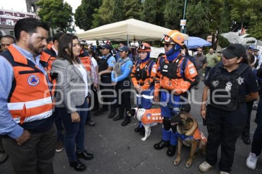 MACROSIMULACRO . ZÓCALO