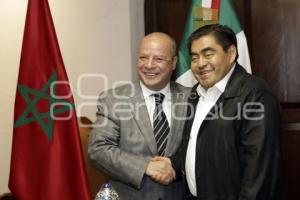 GOBIERNO ESTATAL . REUNIÓN EMBAJADOR MARRUECOS