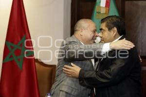 GOBIERNO ESTATAL . REUNIÓN EMBAJADOR MARRUECOS