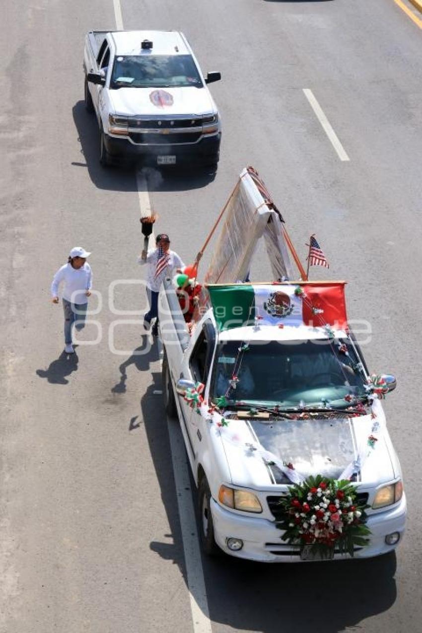 TLAXCALANCINGO . ANTORCHA GUADALUPANA