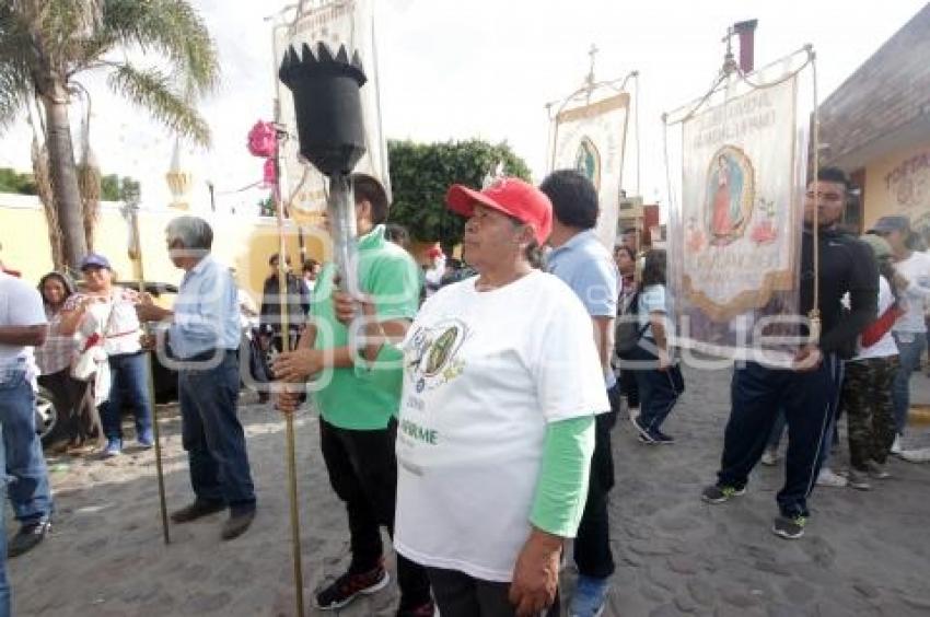 TLAXCALANCINGO . ANTORCHA GUADALUPANA