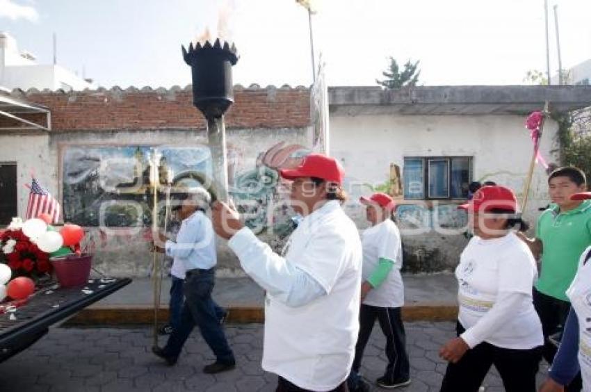 TLAXCALANCINGO . ANTORCHA GUADALUPANA