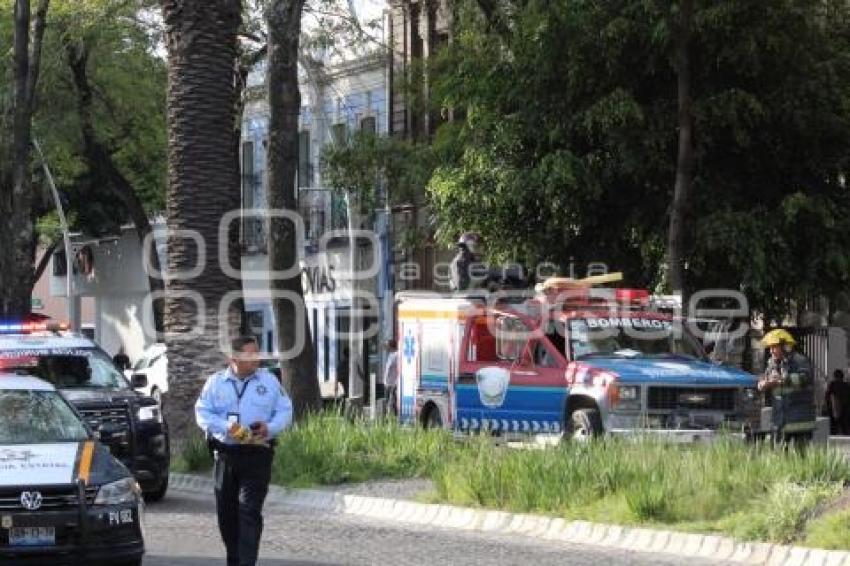 FUGA DE GAS . AVENIDA JUÁREZ