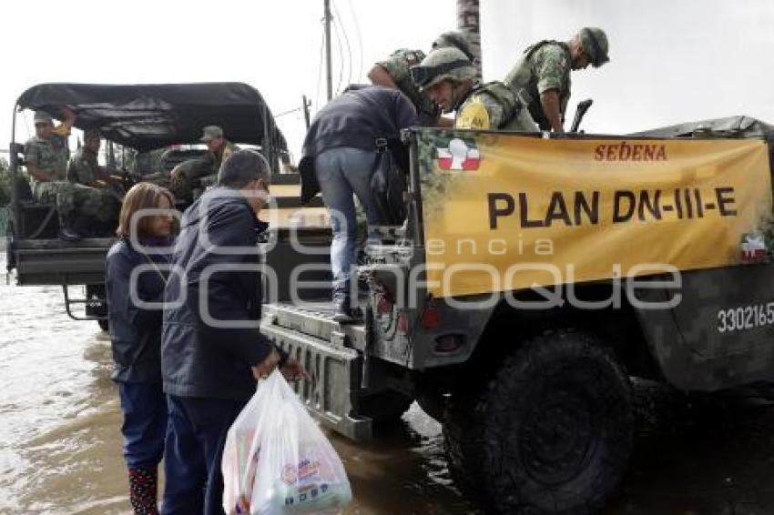 CUAUTLANCINGO . INUNDACIONES