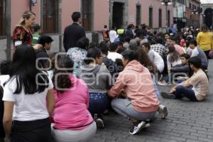 BUAP . SIMULACRO SISMO