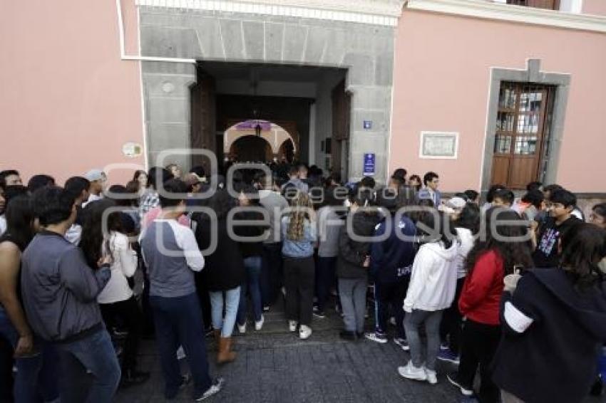 BUAP . SIMULACRO SISMO