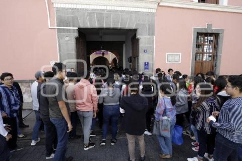 BUAP . SIMULACRO SISMO