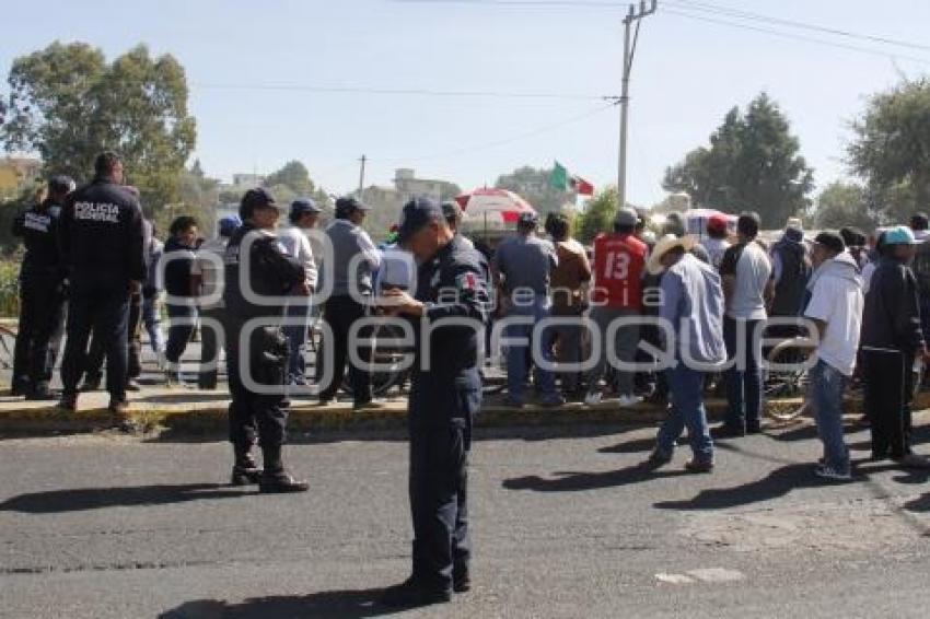 MANIFESTACIÓN POBLADORES ZACATEPEC