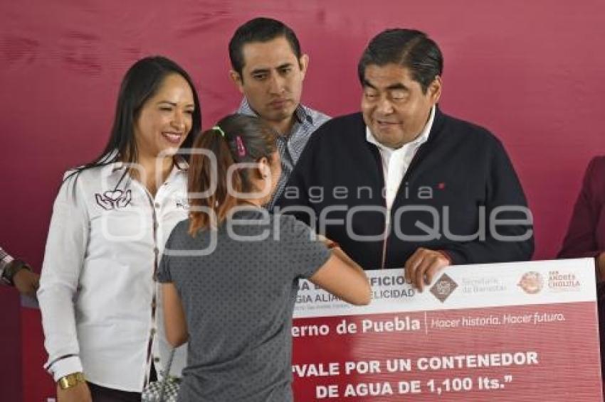 SECRETARÍA DE BIENESTAR . ENTREGA DE BENEFICIOS