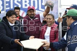 INAUGURACIÓN CAMPO BEISBOL