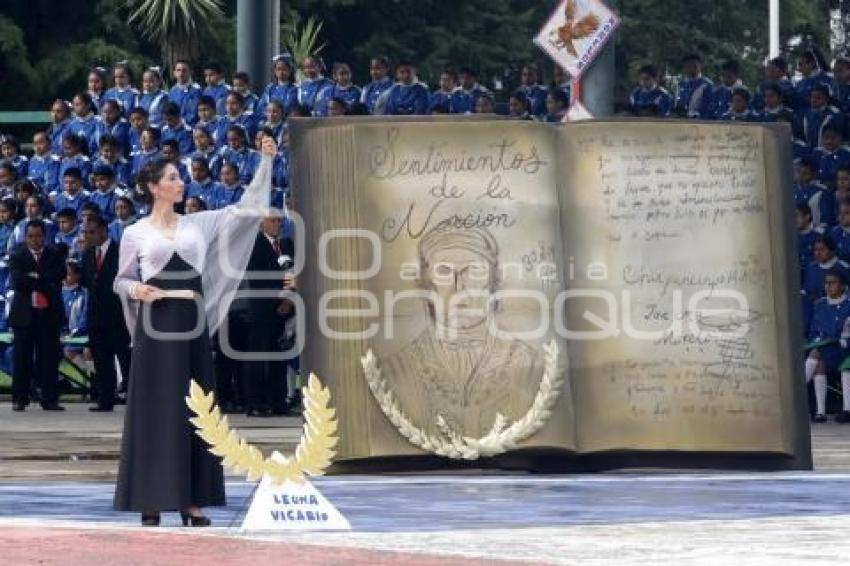 CEREMONIA NATALICIO MORELOS