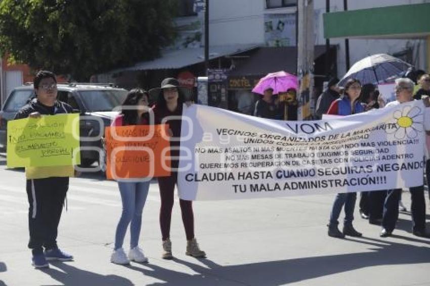 INSEGURIDAD . PROTESTA . LA MARGARITA