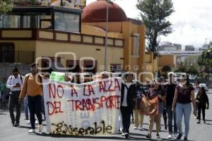 MANIFESTACIÓN ALZA DEL PASAJE