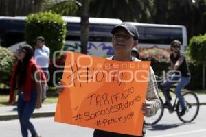 MANIFESTACIÓN ALZA DEL PASAJE