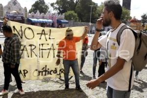 MANIFESTACIÓN ALZA DEL PASAJE