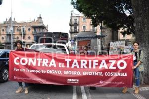 MANIFESTACIÓN ALZA DEL PASAJE