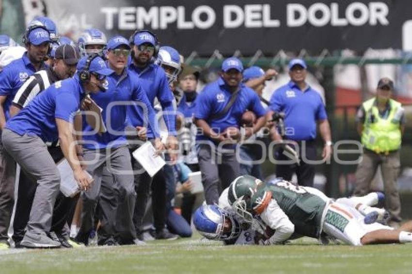 FUTBOL AMERICANO . AZTECAS VS BORREGOS PUEBLA