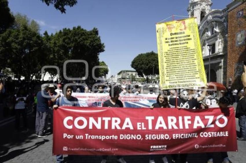 MANIFESTACIÓN ALZA PASAJE