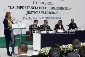 FORO REGIONAL FEDERALISMO ELECTORAL