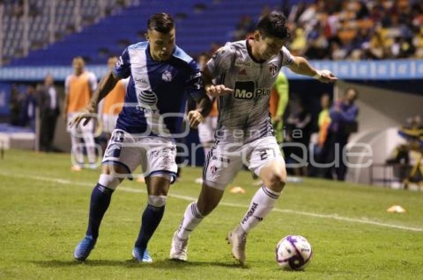 FÚTBOL . CLUB PUEBLA VS ATLAS