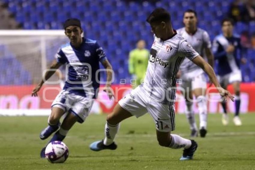 FÚTBOL . CLUB PUEBLA VS ATLAS