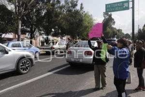 BLOQUEO RECTA A CHOLULA