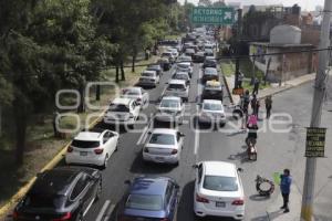 BLOQUEO RECTA A CHOLULA