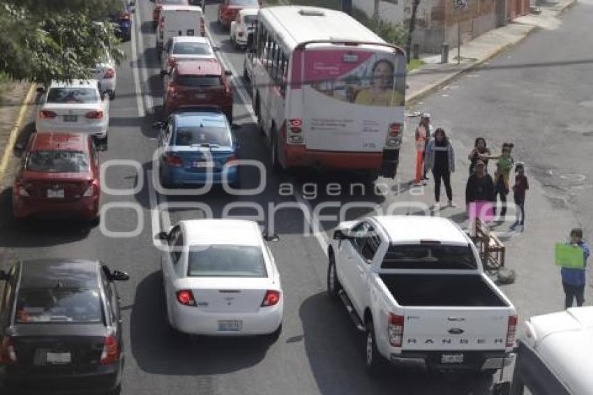 BLOQUEO RECTA A CHOLULA