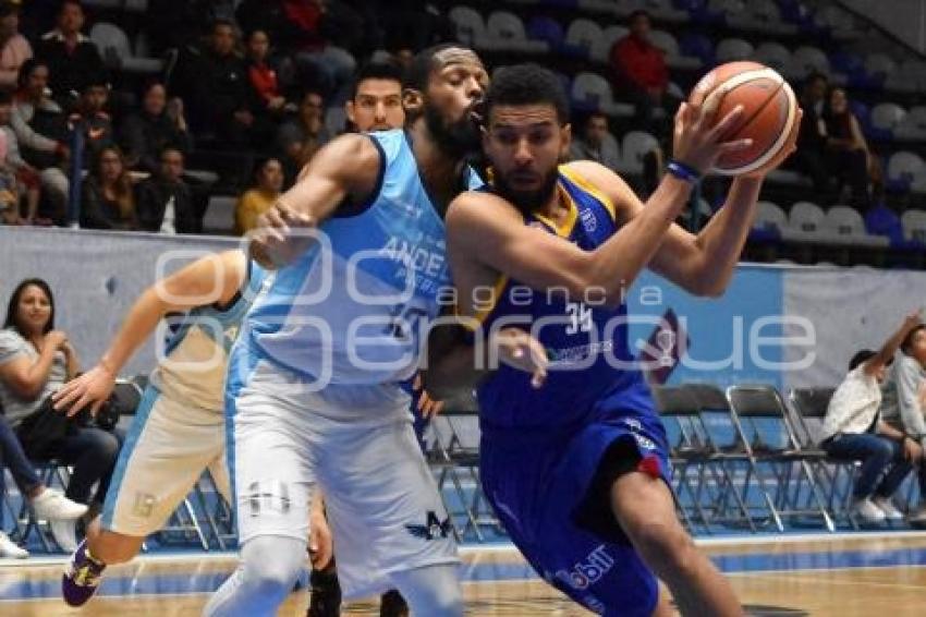 BALONCESTO . ÁNGELES VS SANTOS