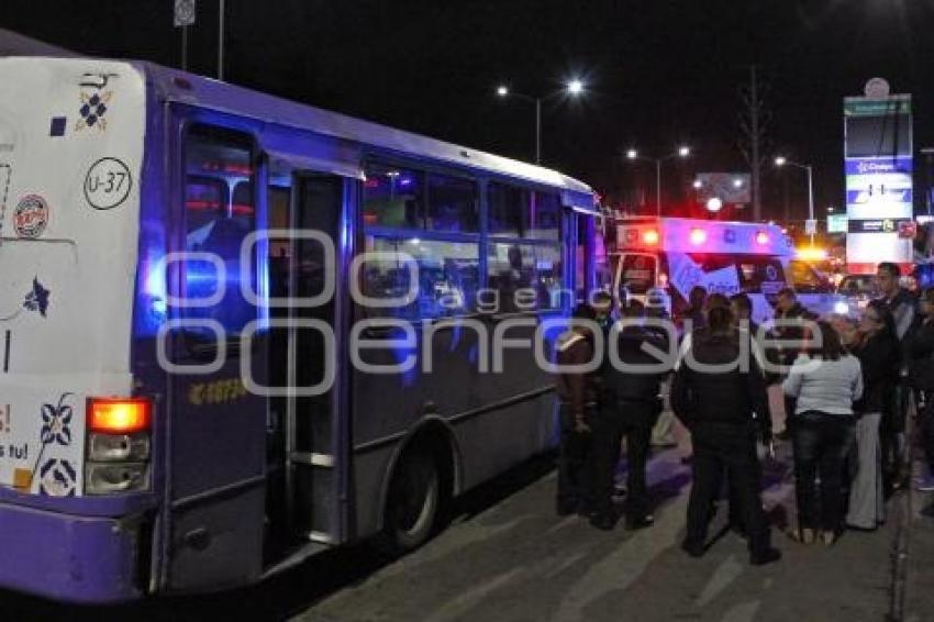 ASALTO A TRANSPORTE PÚBLICO