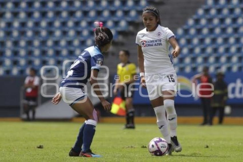 FUTBOL FEMENIL . PUEBLA VS CRUZ AZUL