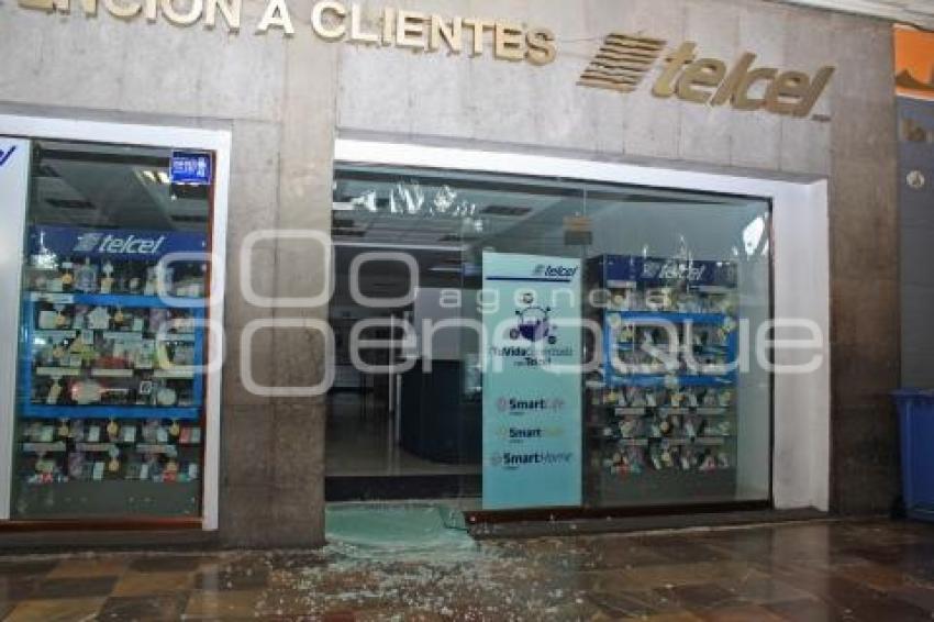 CRISTALAZO TELCEL CENTRO