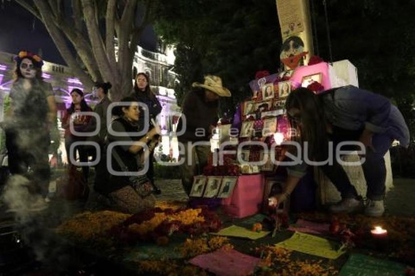 OFRENDA FEMINICIDIOS