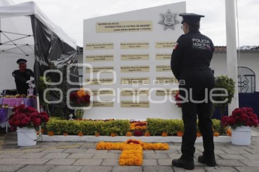 OFRENDA . SECRETARÍA SEGURIDAD CIUDADANA