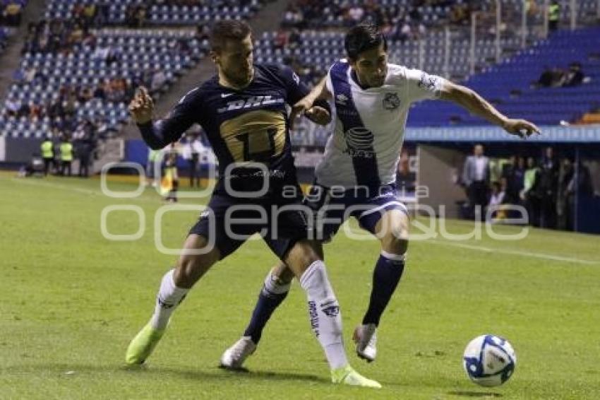 FÚTBOL . CLUB PUEBLA VS PUMAS