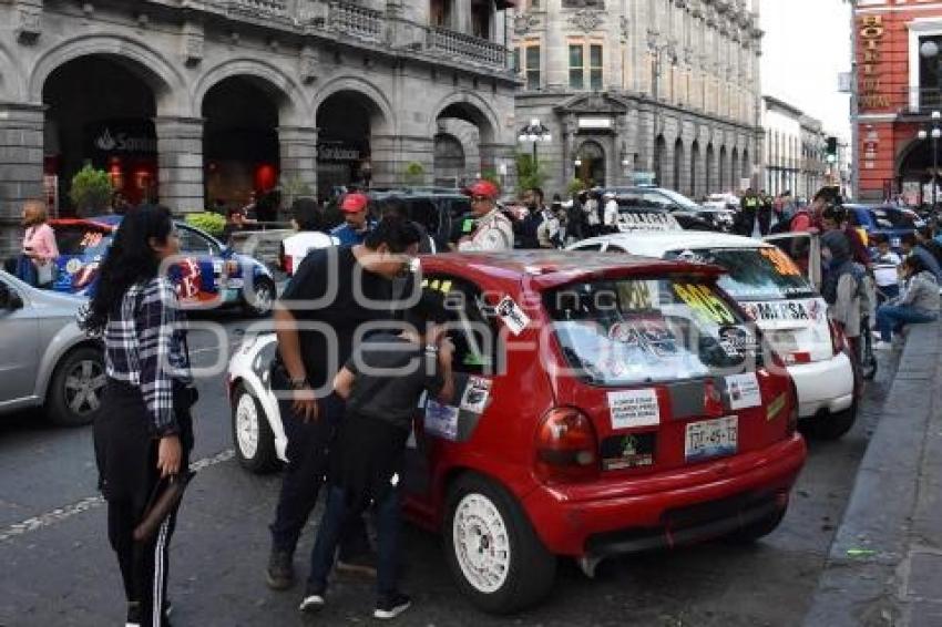 RALLY SIERRA BRAVA . EXHIBICIÓN ZÓCALO