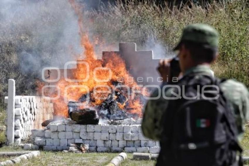 INCINERACIÓN DE NARCOTICOS