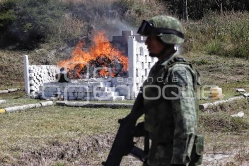 INCINERACIÓN DE NARCOTICOS