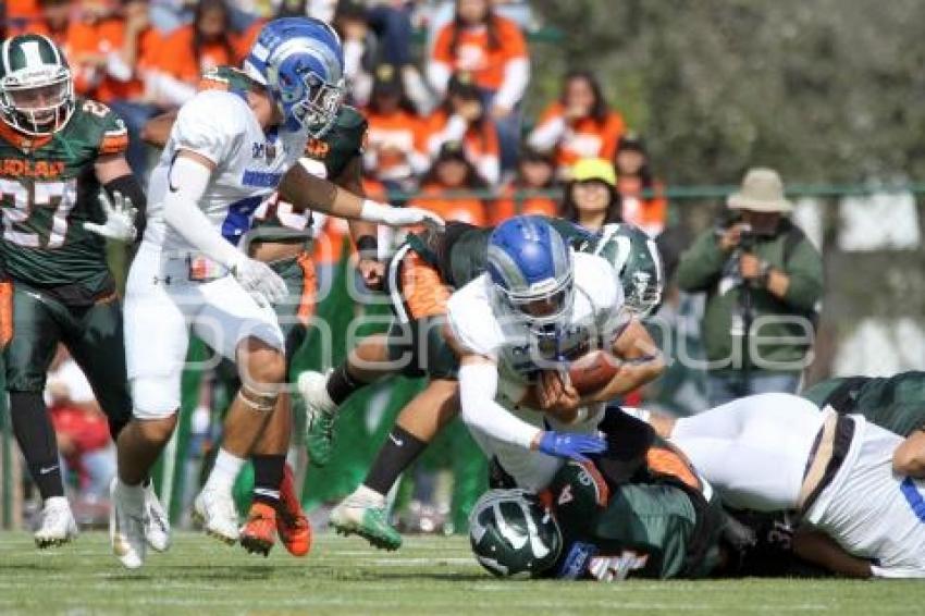 FUTBOL AMERICANO . AZTECAS VS BORREGOS PUEBLA