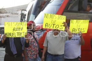 TEXMELUCAN . MANIFESTACIÓN INSEGURIDAD