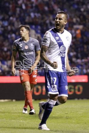 FÚTBOL . CLUB PUEBLA VS NECAXA