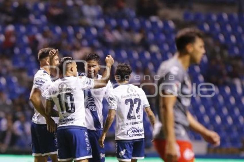 FÚTBOL . CLUB PUEBLA VS NECAXA