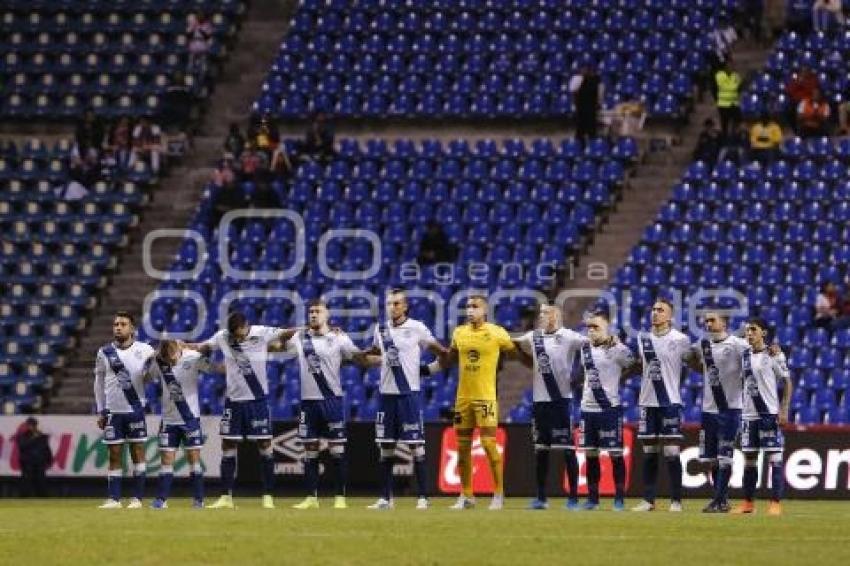 FÚTBOL . CLUB PUEBLA VS NECAXA