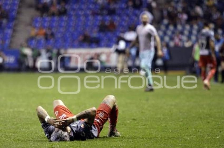 FÚTBOL . CLUB PUEBLA VS NECAXA