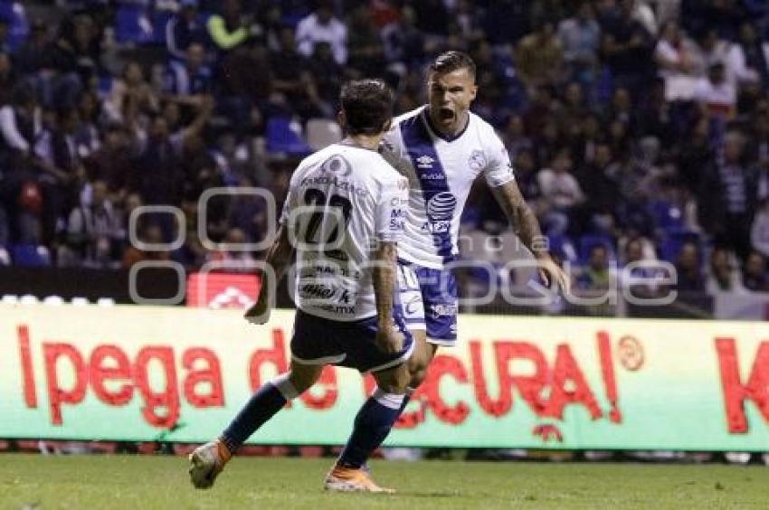 FÚTBOL . CLUB PUEBLA VS NECAXA