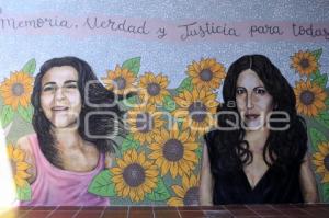 IBERO . MURAL VICTIMAS VIOLENCIA GENERO